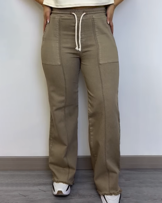Wide Leg Jogging Pants (Pre-Sale)