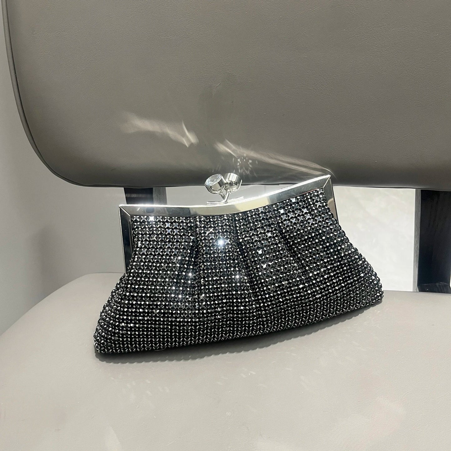 Handmade Rhinestones Evening Clutch Purse Designer Bag