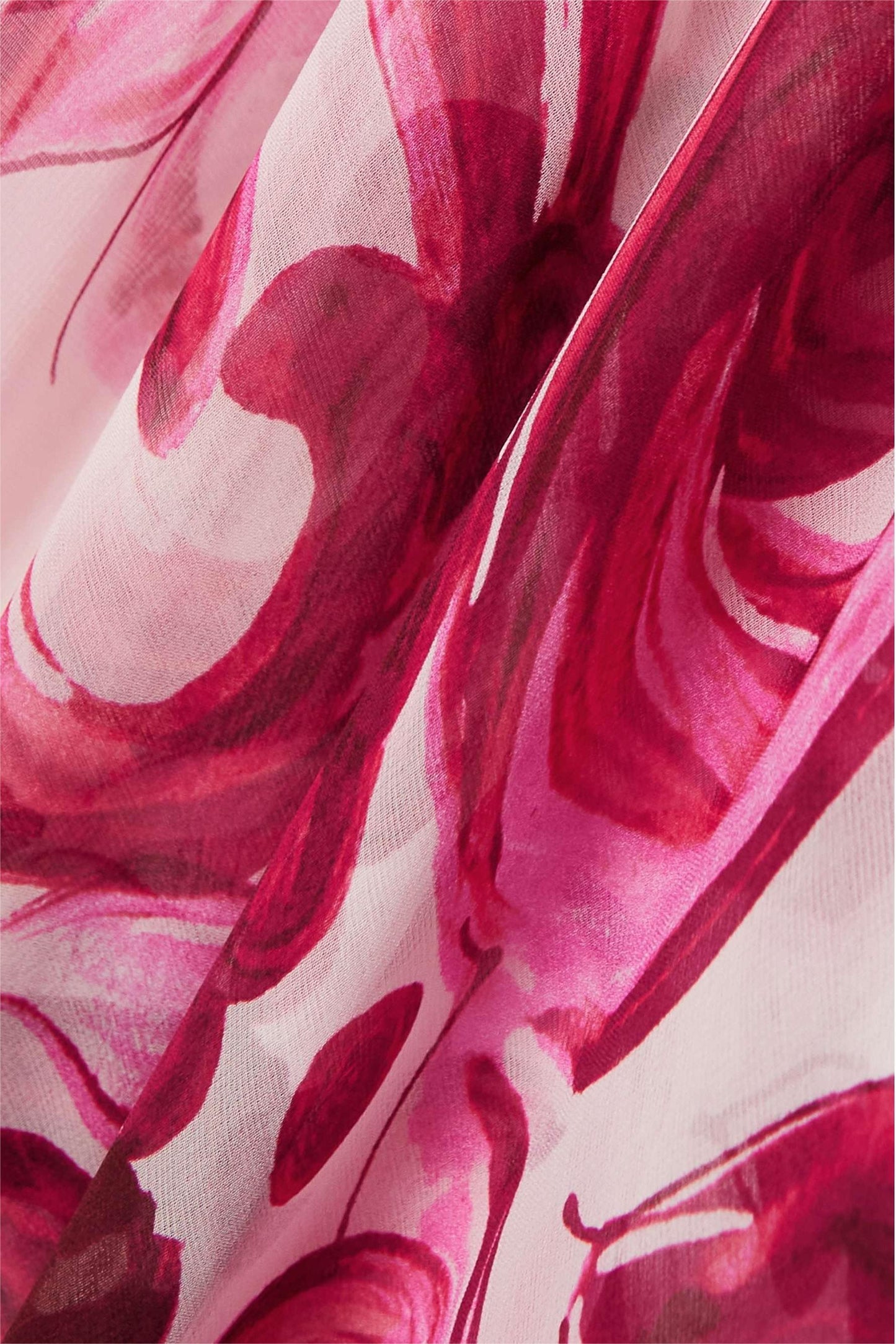 Paisley Round Neck Ball Sleeve Midi Dress