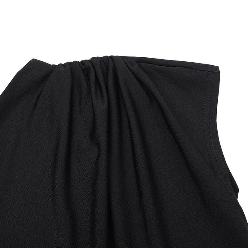 Short sleeve ruched self tie high slit maxi dress