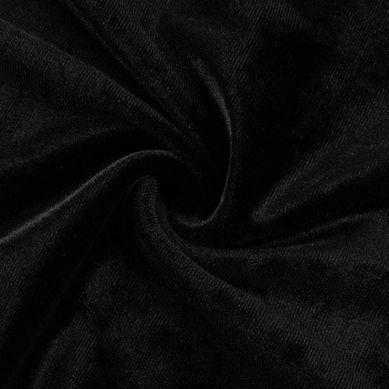 Long sleeve off shoulder velvet slit maxi dress