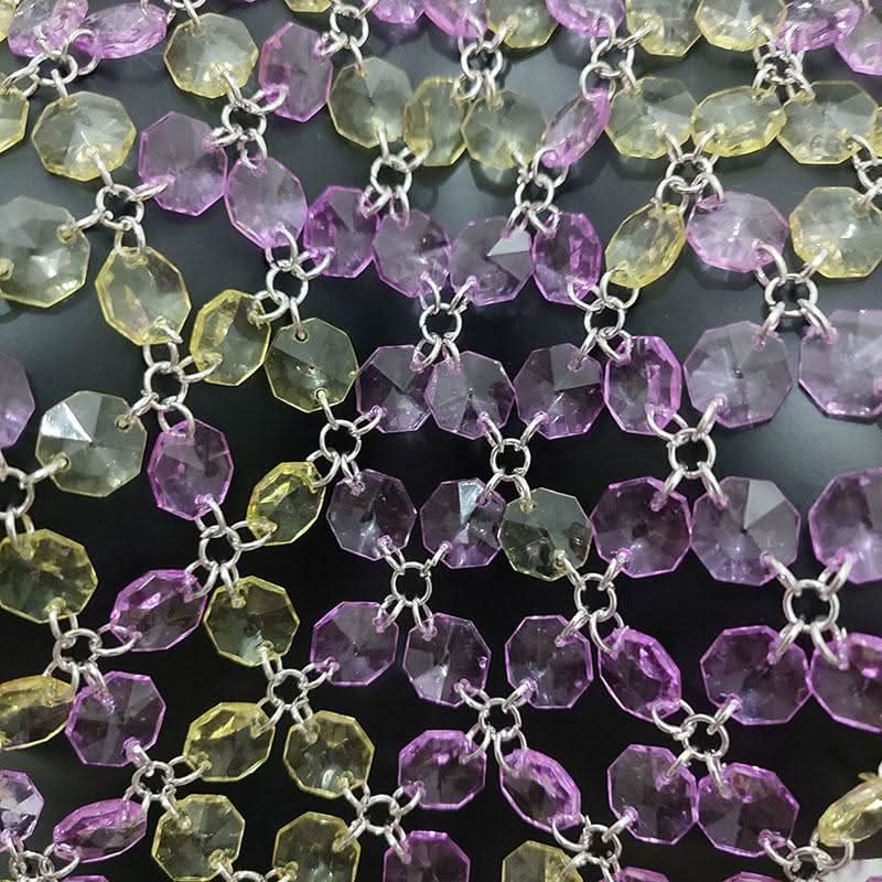 Halter hollow out crystal beaded crop cut out top