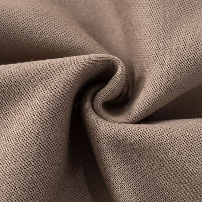 Drawstring zip-up hollow out medium rise sports pants