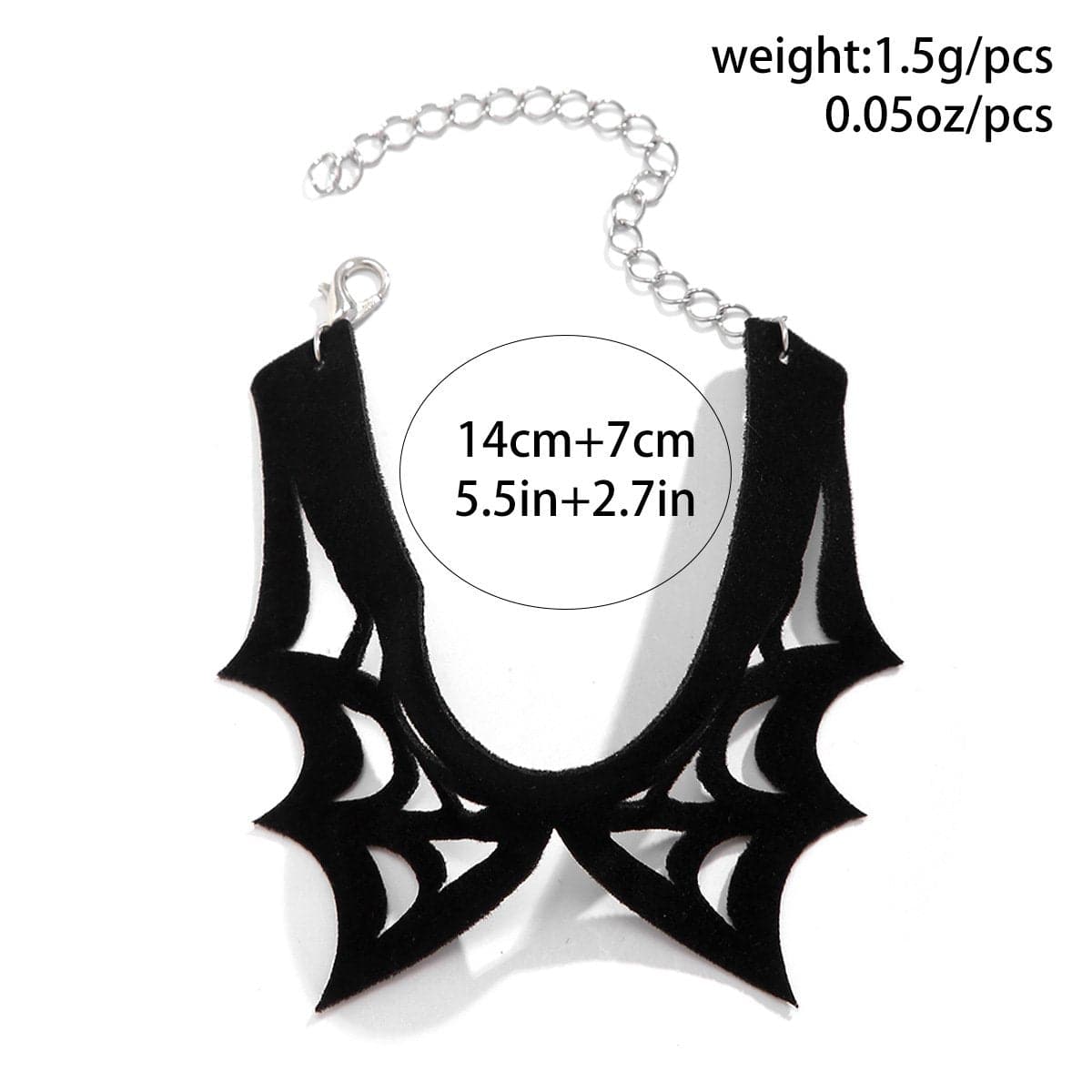 Spider web velvet solid bracelet