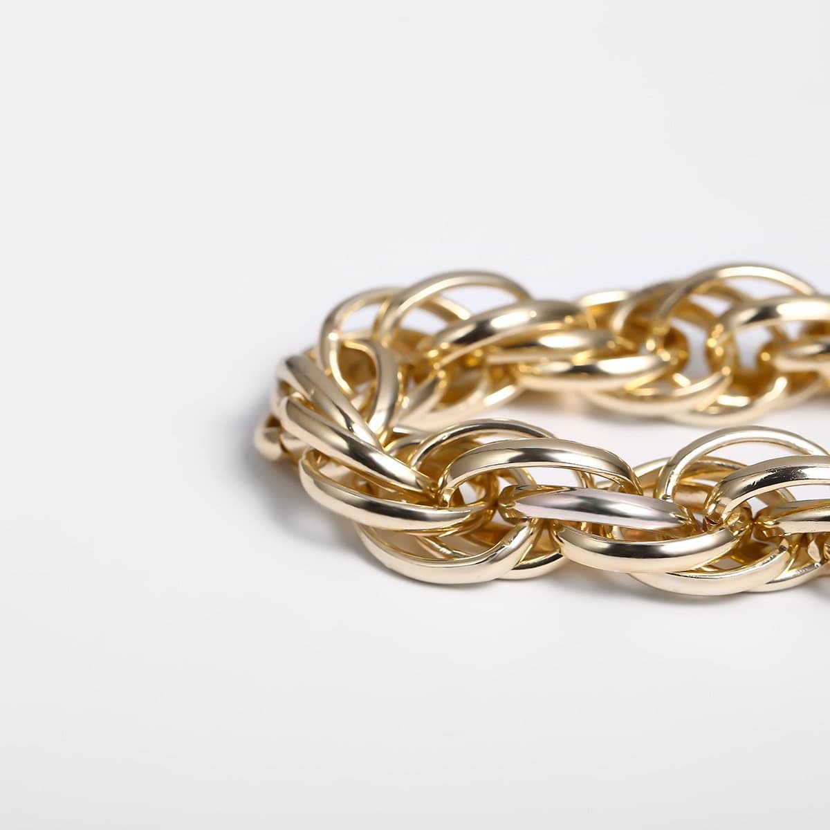 Layered solid choker necklace