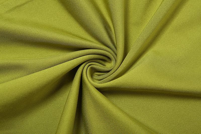 Halter v neck flower applique ruched high slit maxi dress