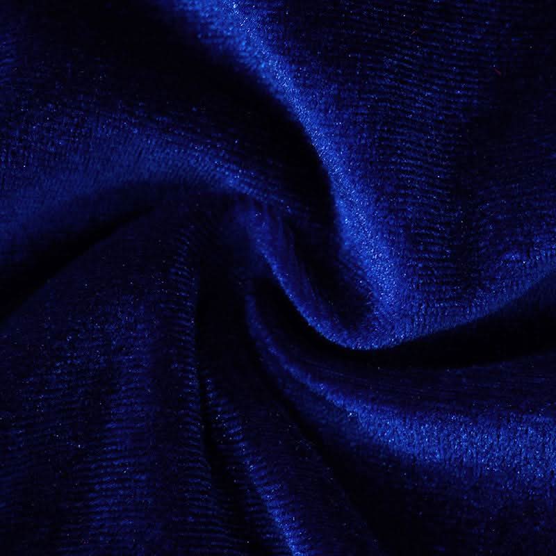 Beaded velvet contrast backless tube top