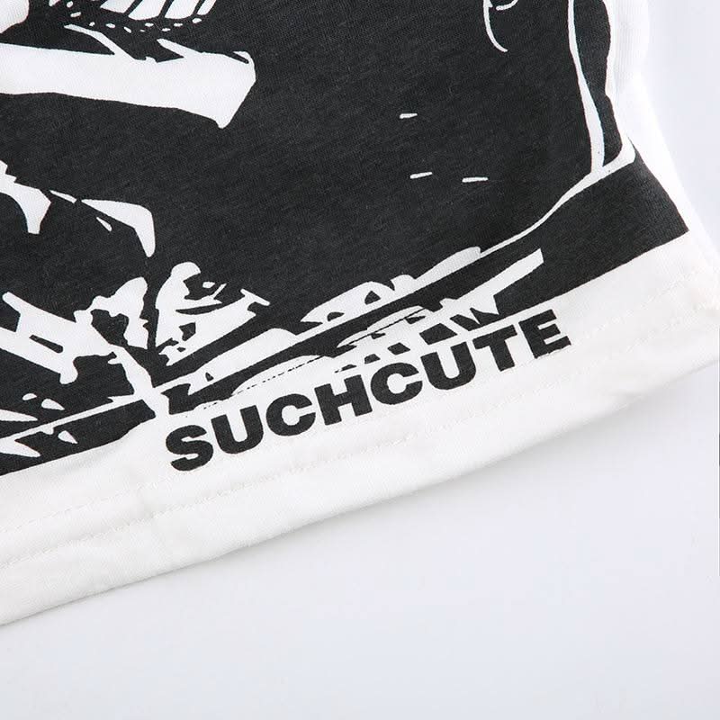 Butterfly print backless tube top