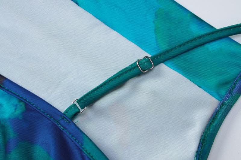 Flower print self tie cowl neck backless cami maxi dress-final-sale