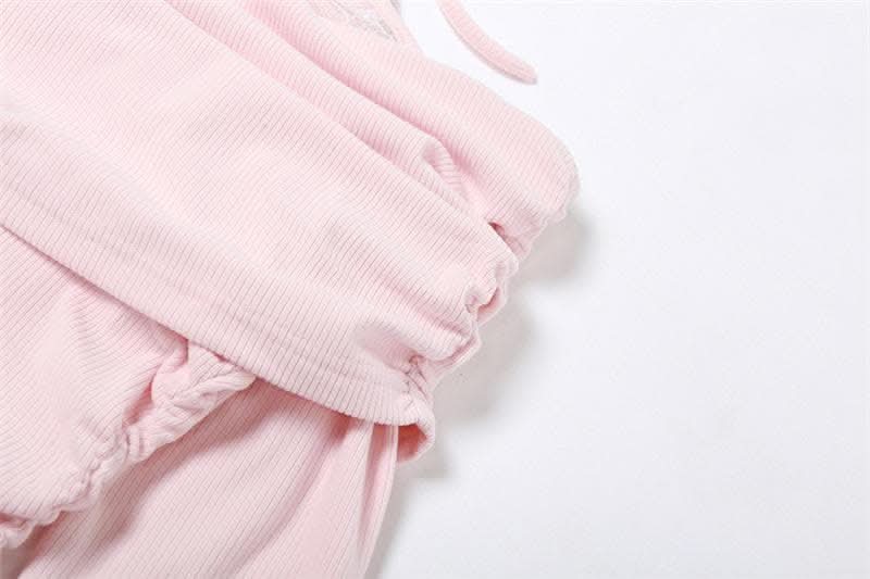 Ruched lace off shoulder halter long sleeve irregular top-final-sale