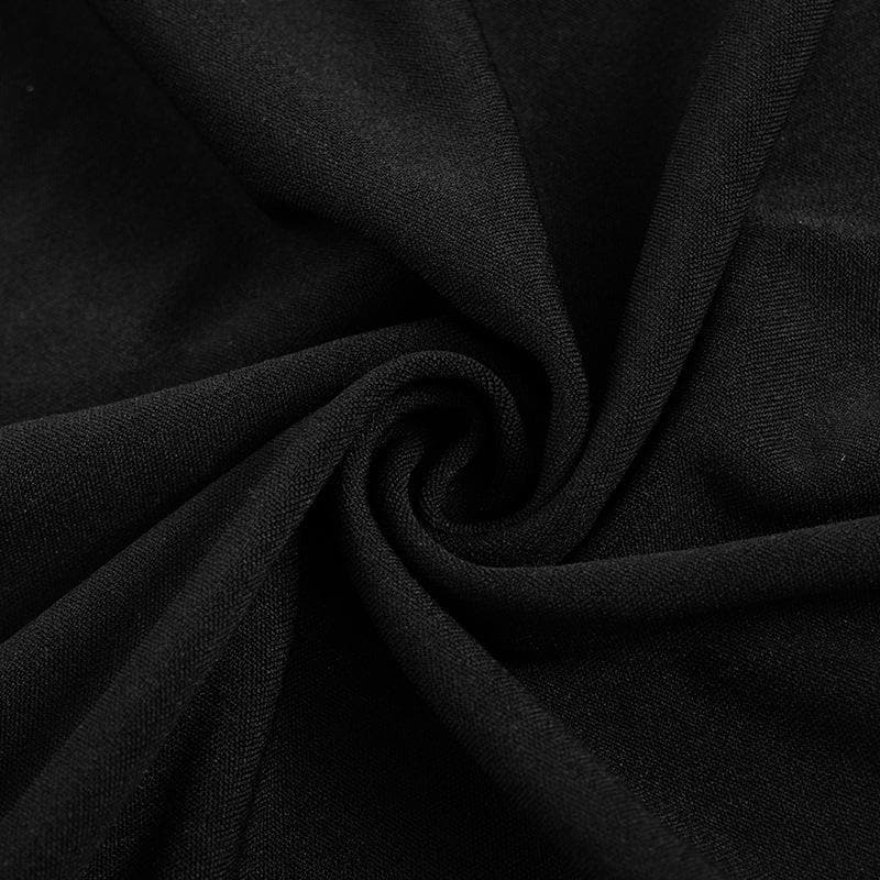 Hollow out high slit backless cami cut out maxi dress