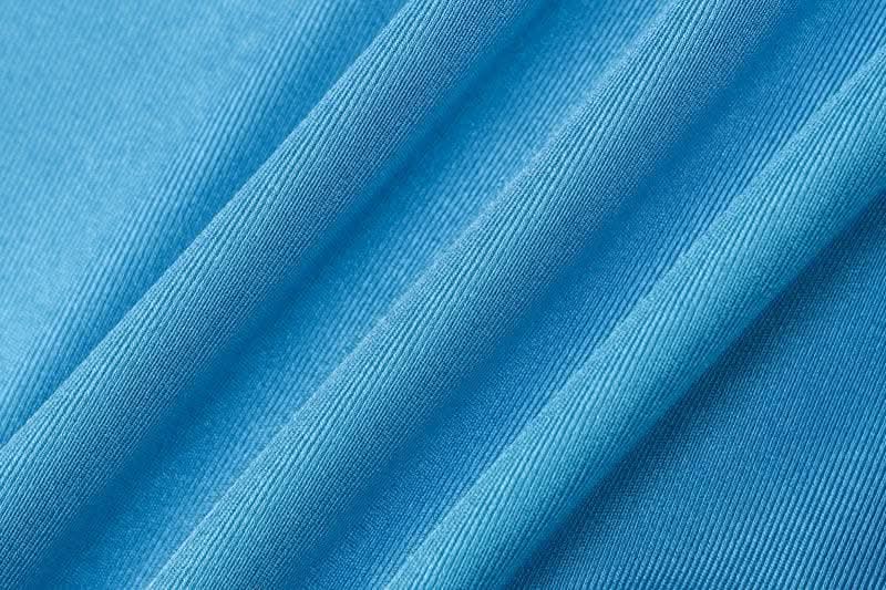 Short sleeve high neck slit solid maxi dress-final-sale