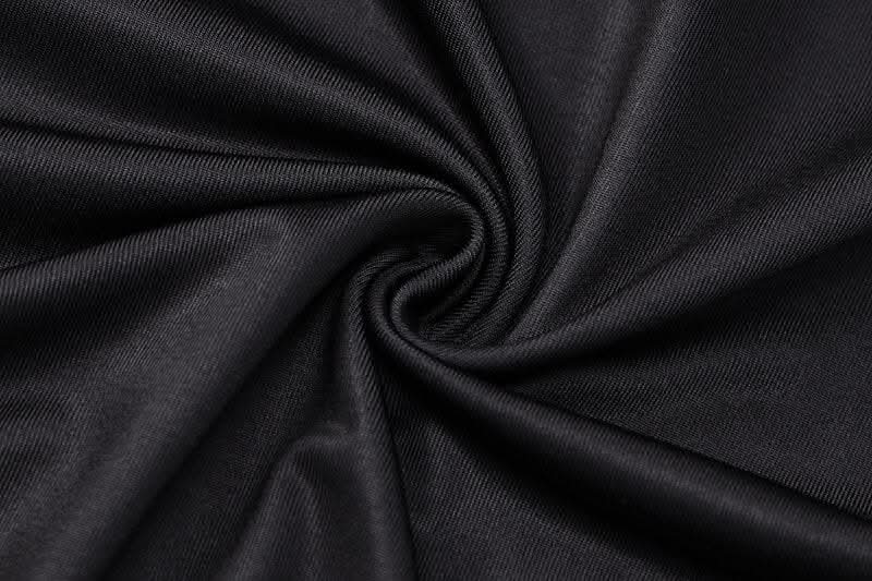 Square neck contrast print backless slit cami maxi dress-final-sale