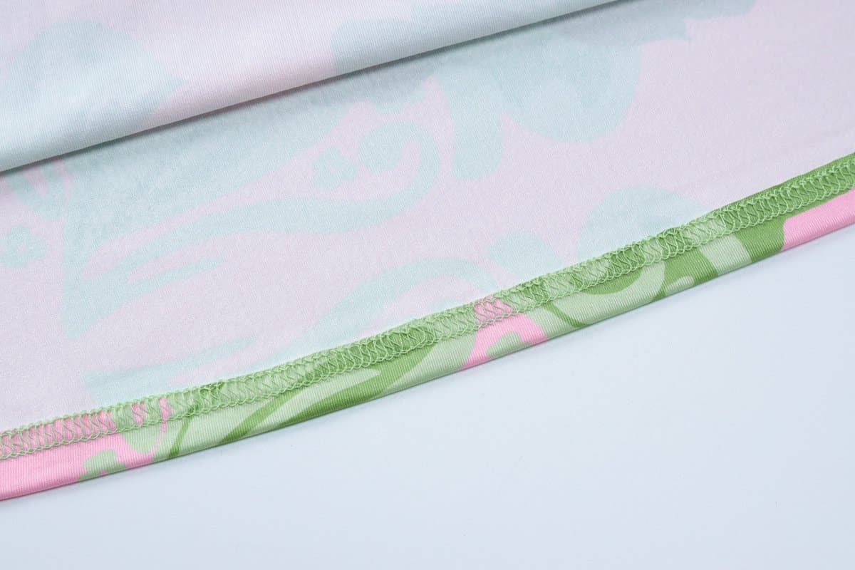 Flower print v neck cami maxi dress