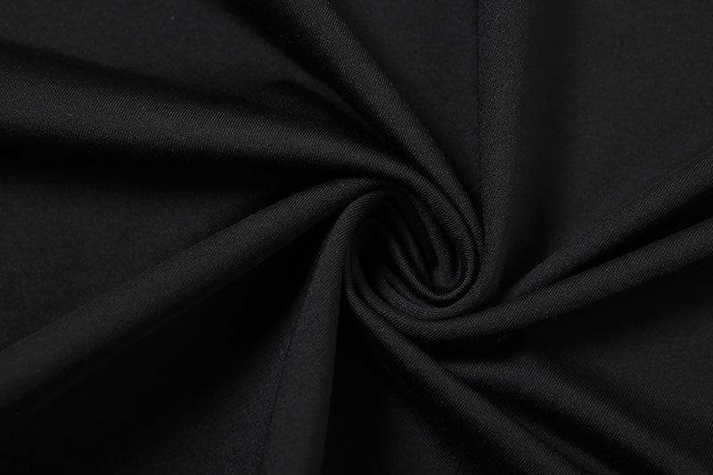 One shoulder flower applique maxi dress-final-sale