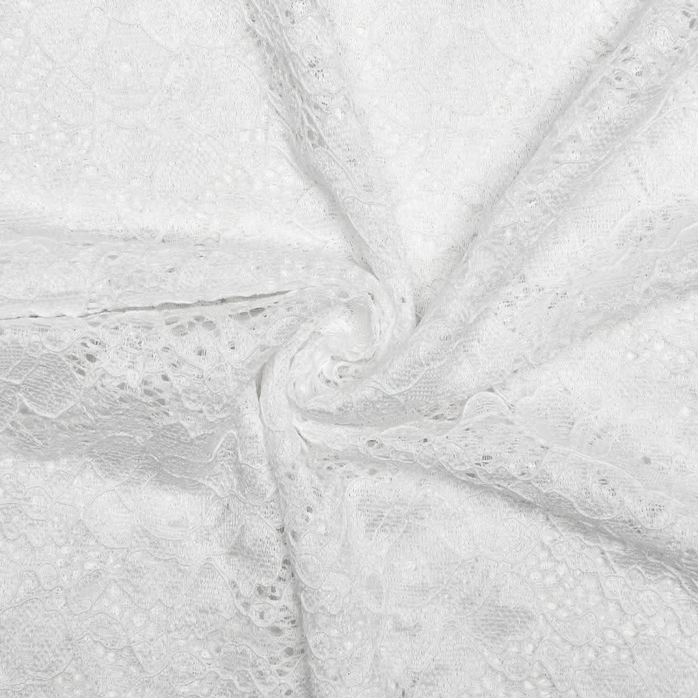 Crewneck hollow out lace ruched see through cut out maxi dress