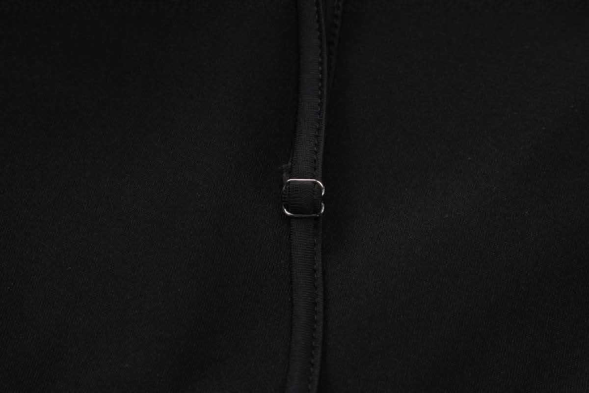 Long sleeve padded backless ruched maxi dress-final-sale