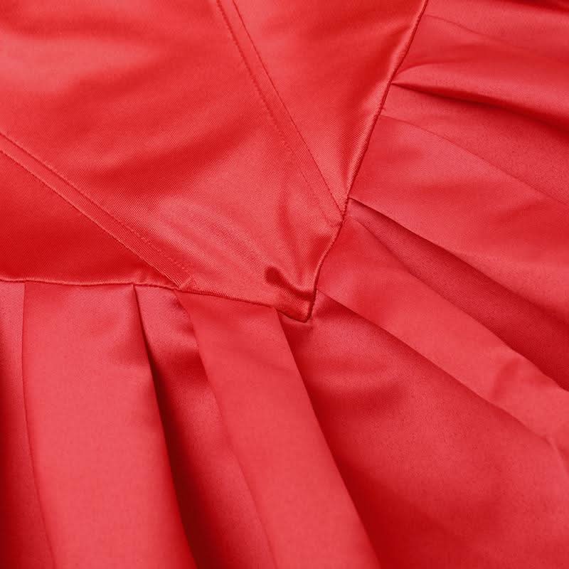 Zip-up ruched backless solid tube mini dress