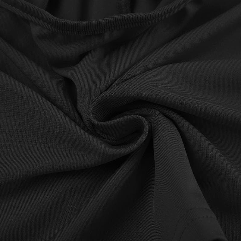 Halter knotted irregular v neck backless top