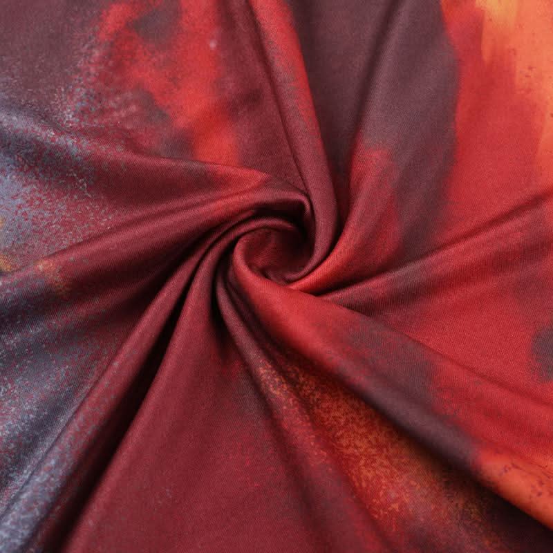 Halter self tie deep V neck leopard print maxi dress