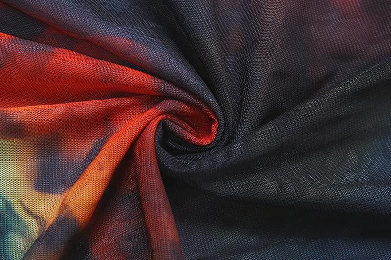 Cowl neck halter contrast backless maxi dress