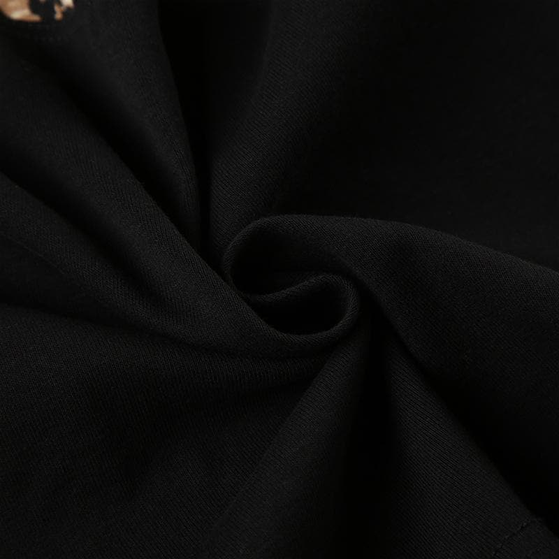 Halter leopard print backless cami top