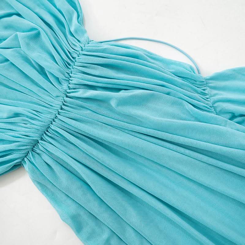 Ruched shrug tube mini skirt set