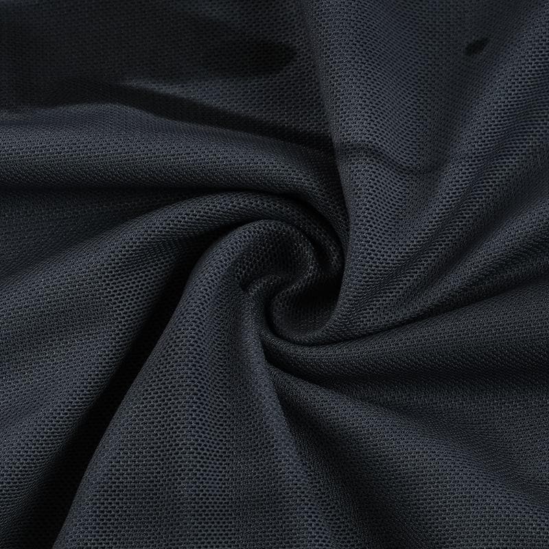 U neck butterfly print mesh cami maxi dress