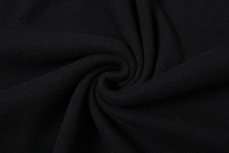 Flower applique off shoulder long flared sleeve slit mini dress-final-sale