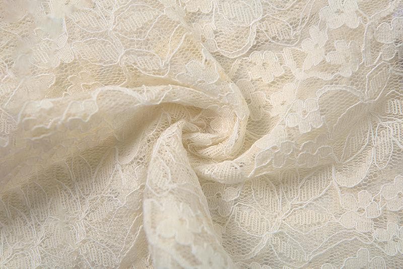 Lace button ribbon cami top