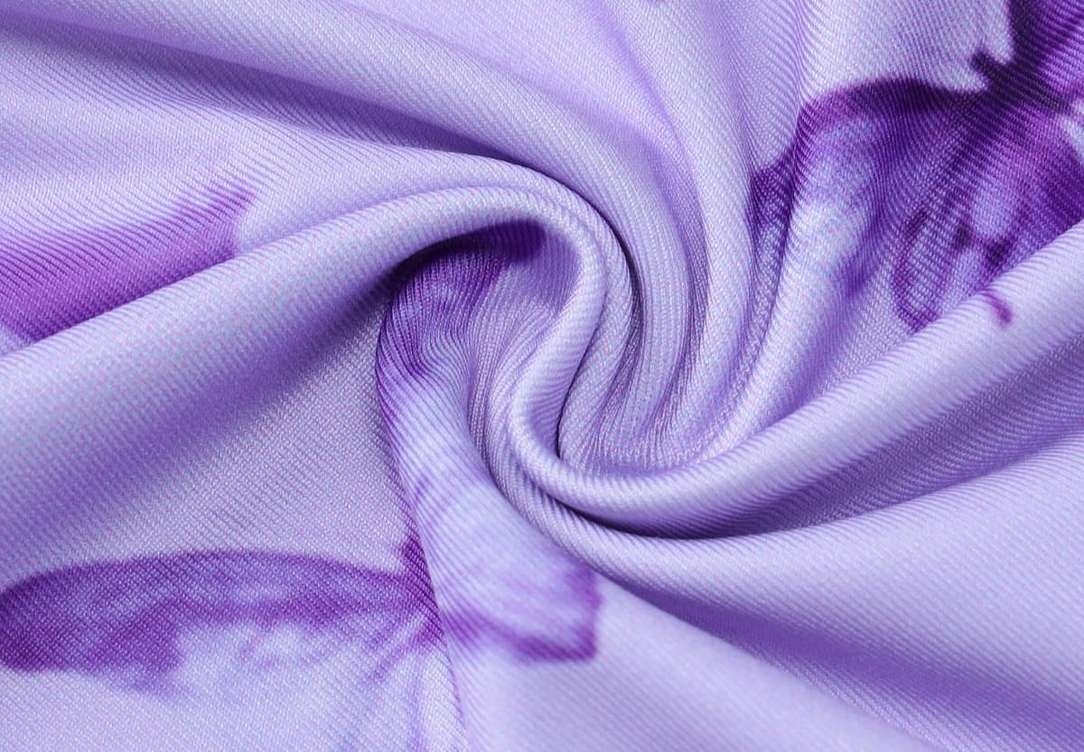 Butterfly print ruched cami maxi dress