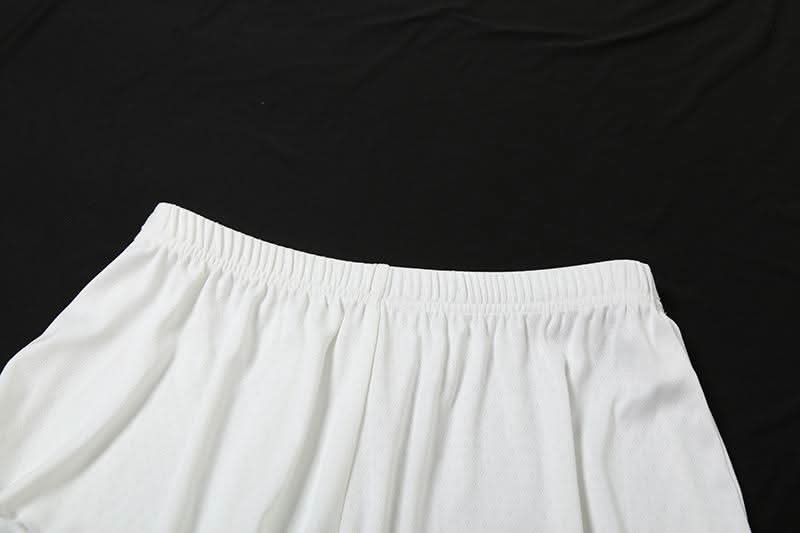 Long sleeve textured ruffle button short pant set