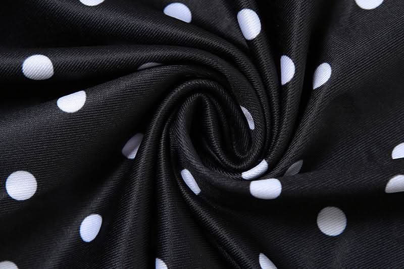 Polka dot ruched cami maxi dress