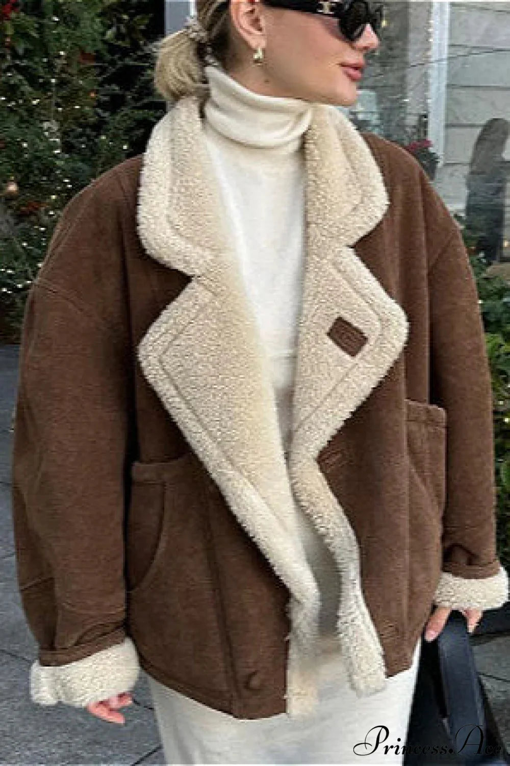 Lambswool Retro Loose Casual Coat