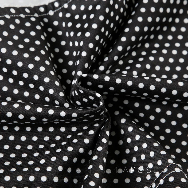 Annalie Polka Dot Short Set
