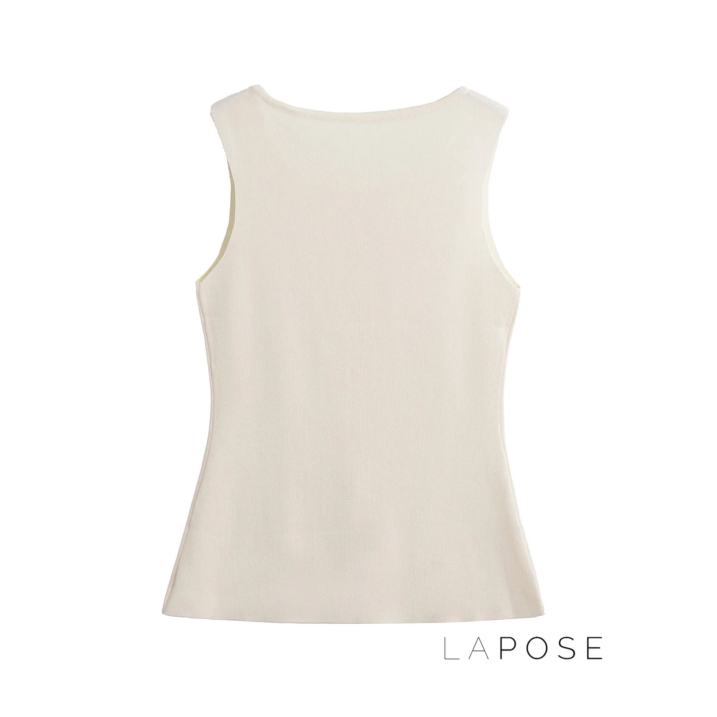 Neely Gold Button Knit Vest