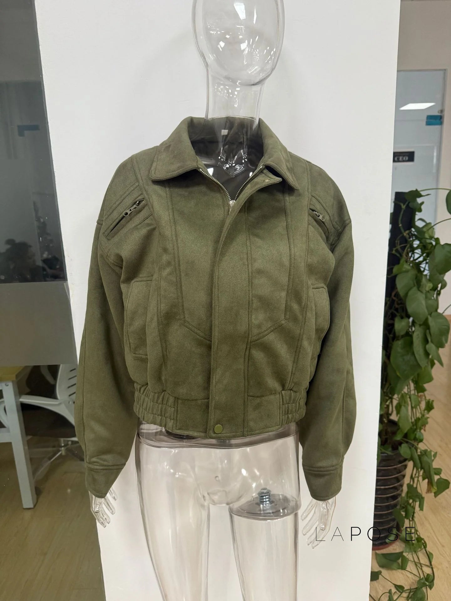 Star Lapel Crop Jacket