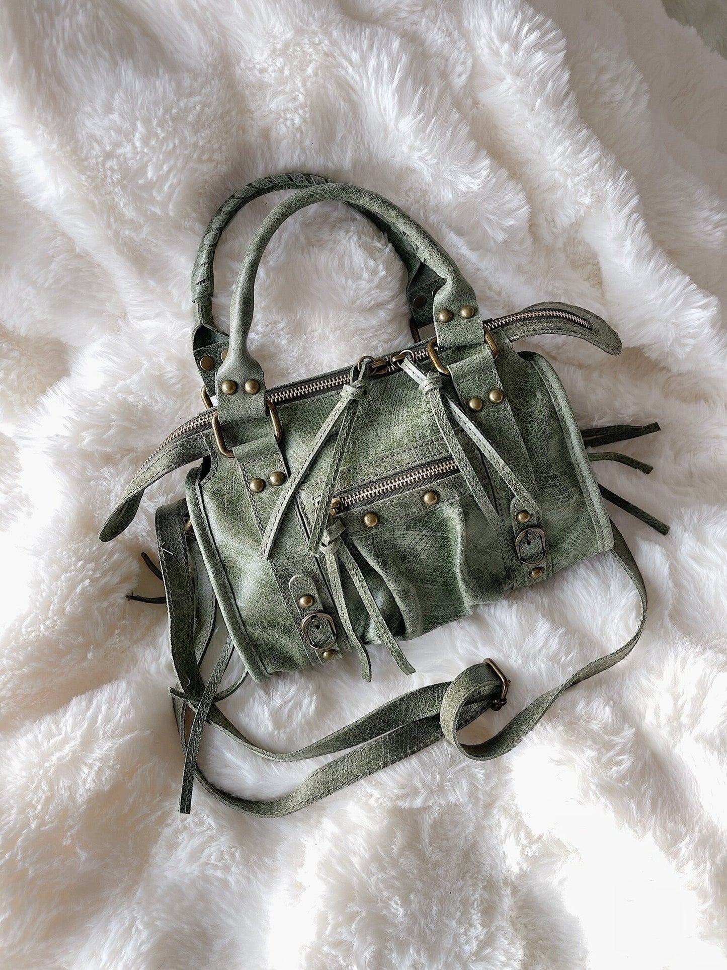 Powder Green City Bag