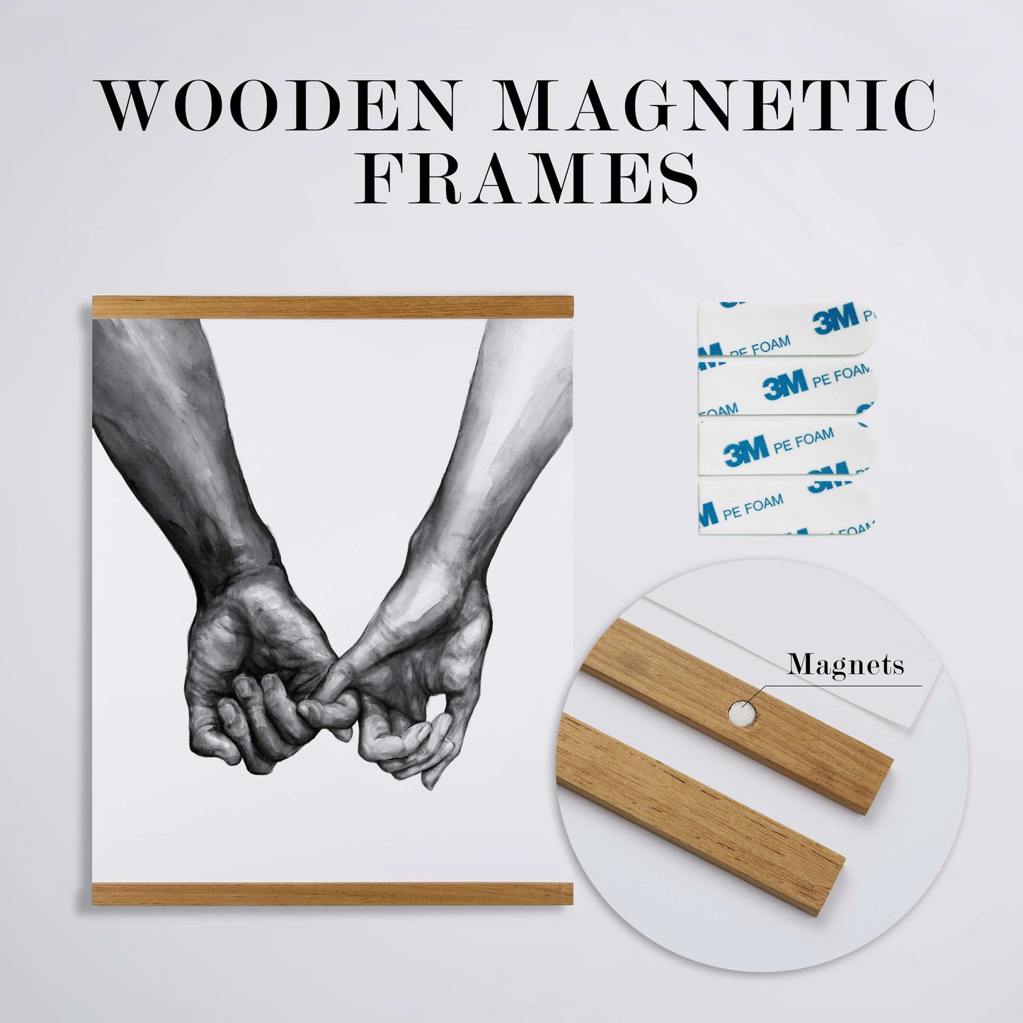 Black Magnetic Frame