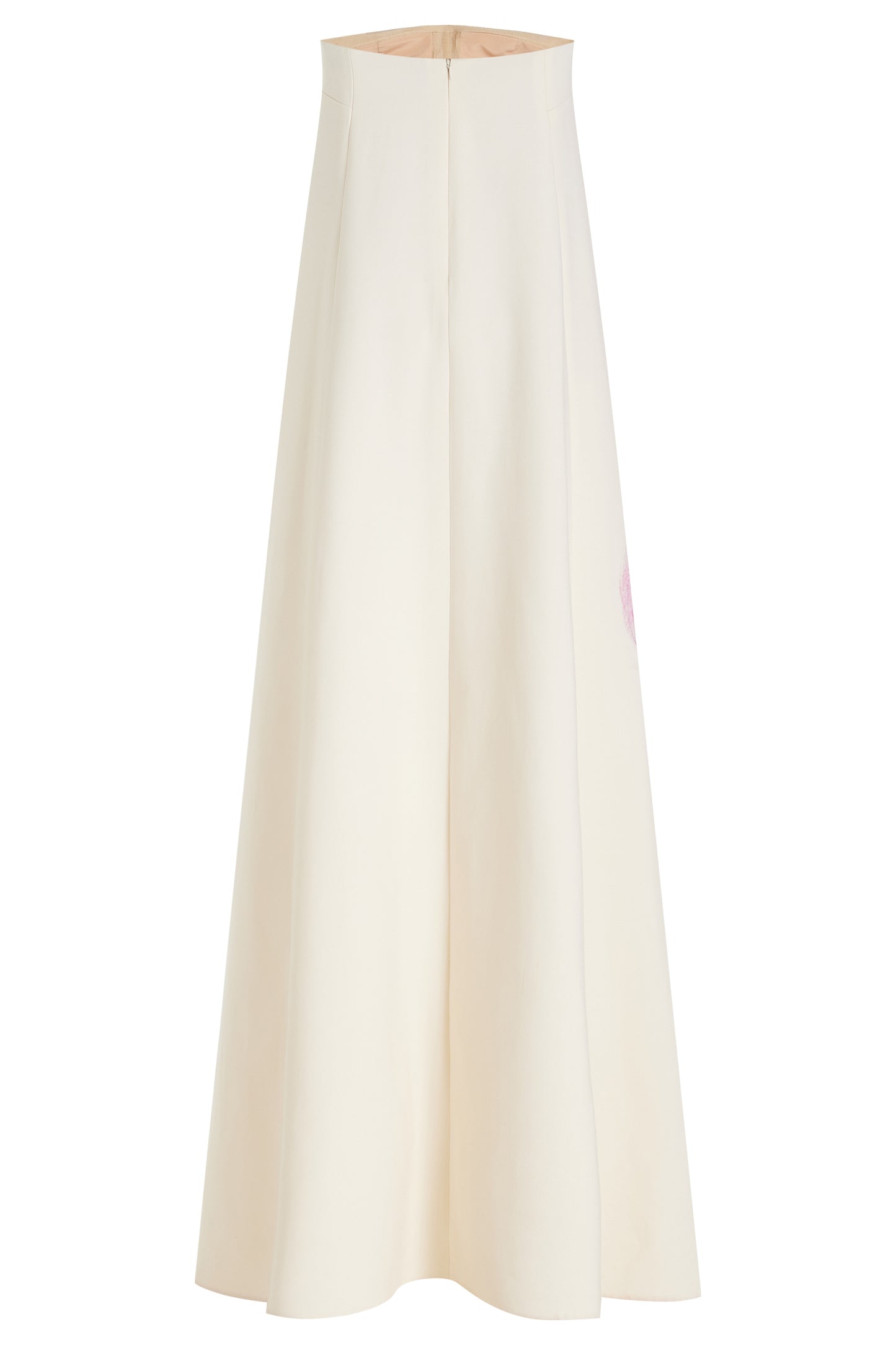 Dorothy Floral Print Strapless Satin Maxi Dress