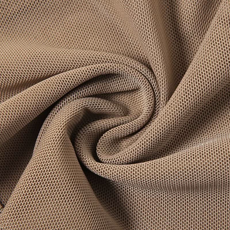 Beaded metal chain flower applique mesh tube top