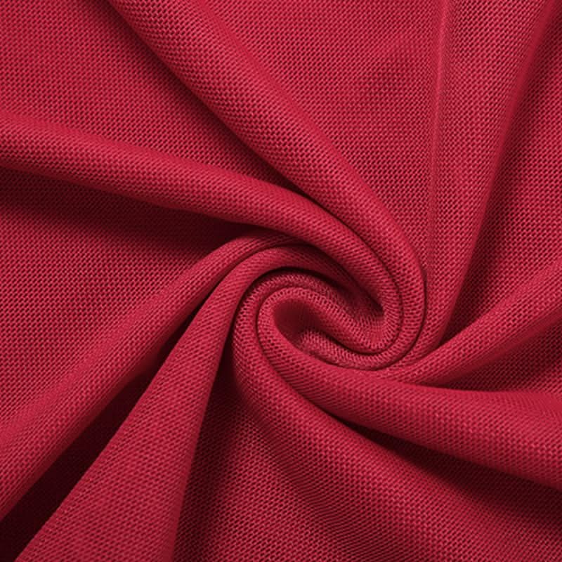 Fluffy patchwork mesh backless tube maxi dress