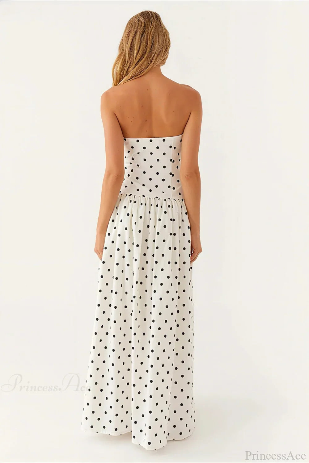 Sexy Strapless Maxi Dress