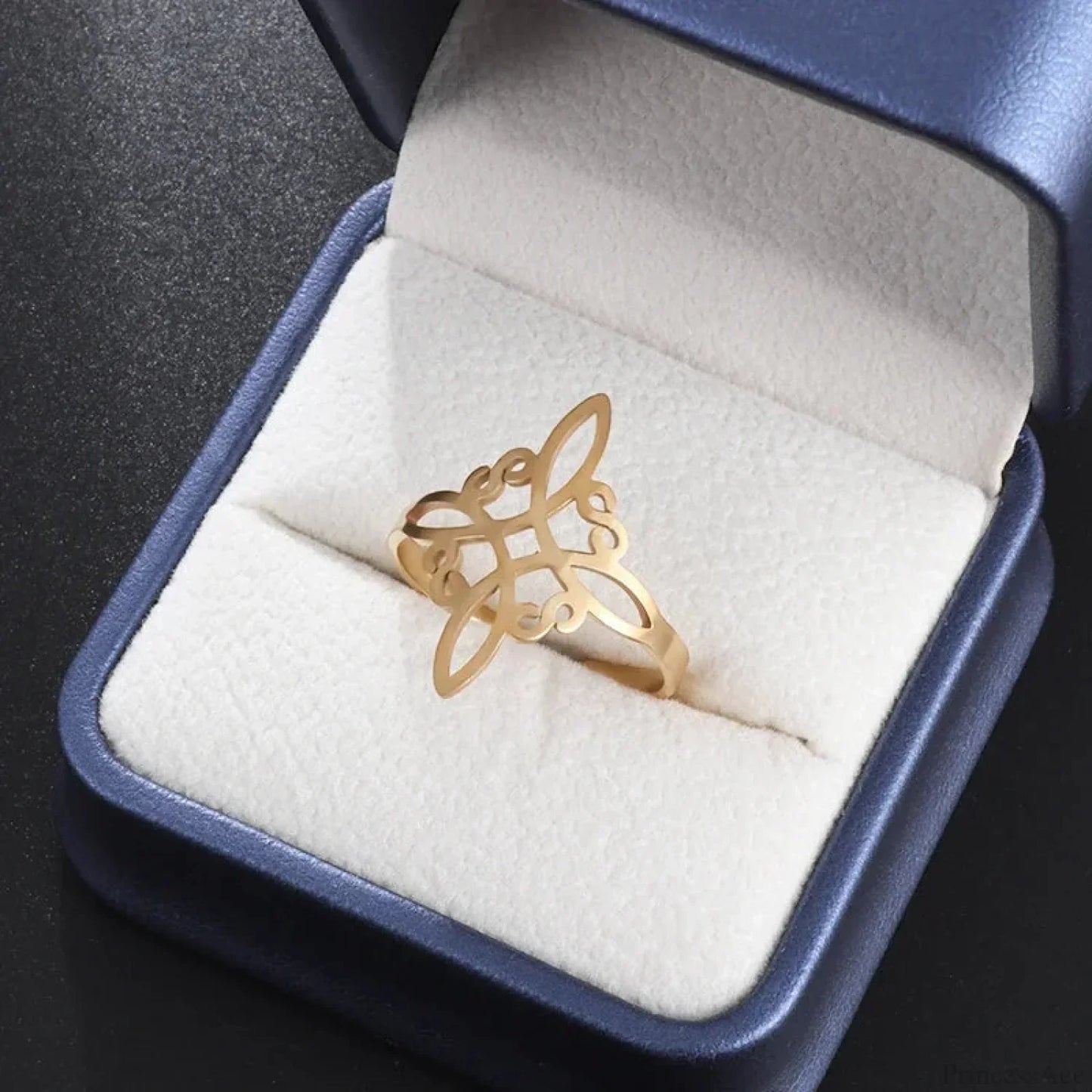 Sinister Eye Style Gothic Pointer Ring