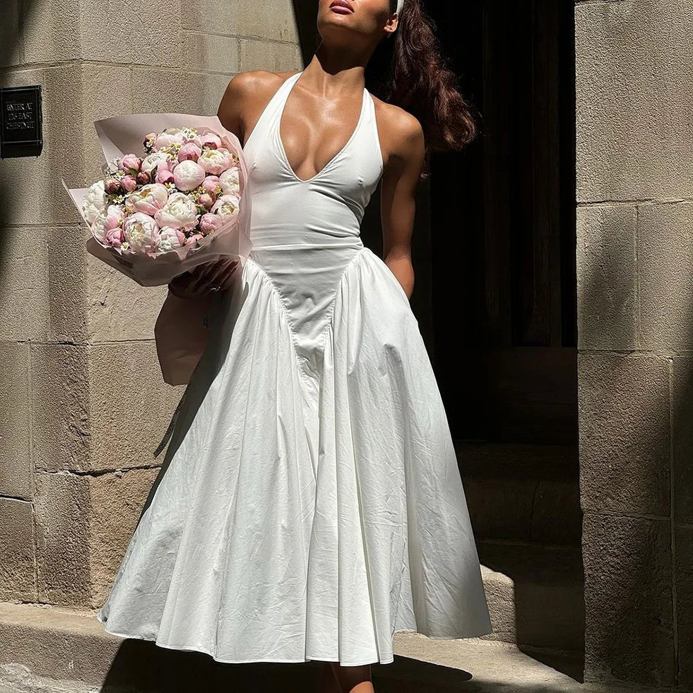 Julie Halter Neck Dress