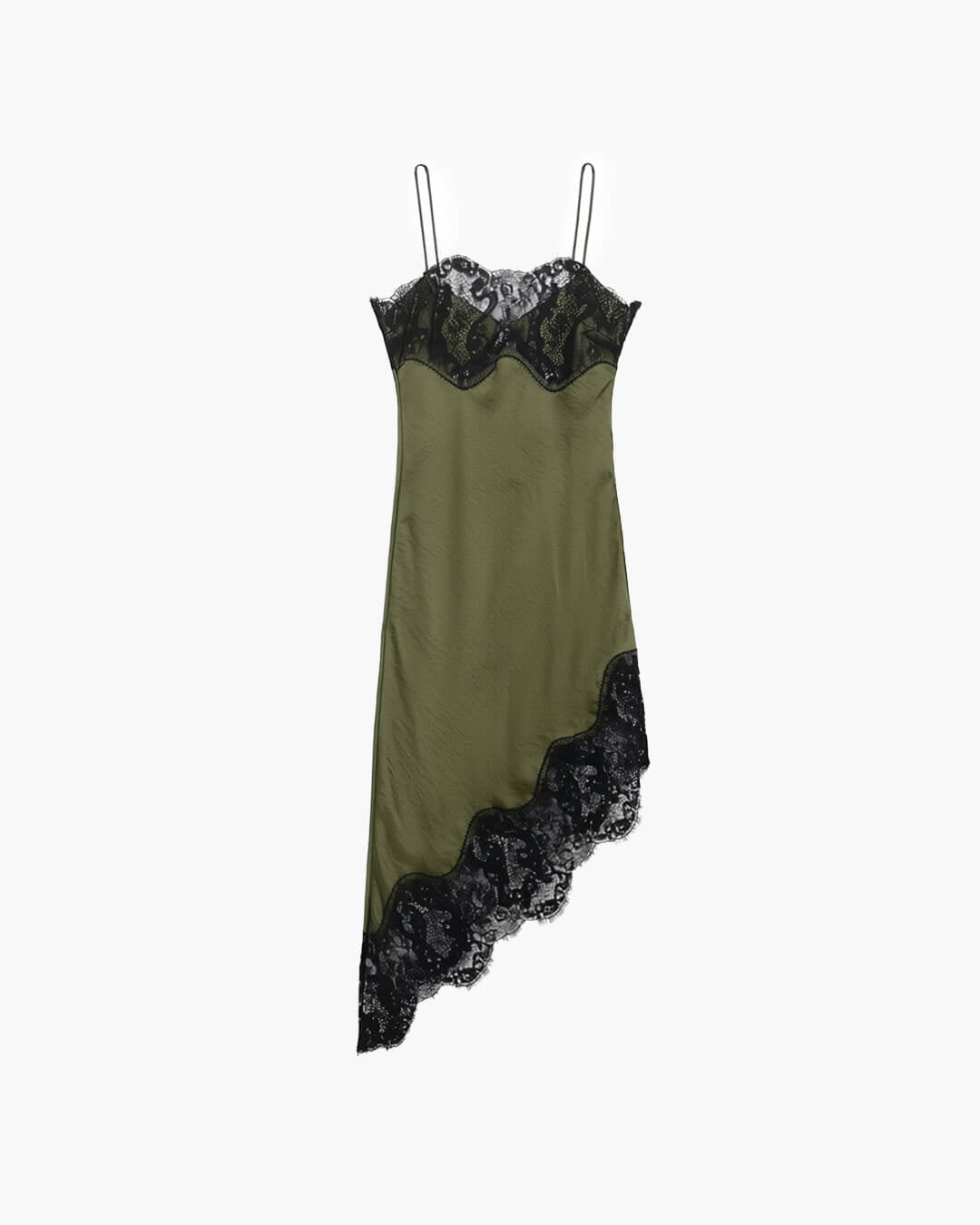 Jenica Lace Satin Sling Dress
