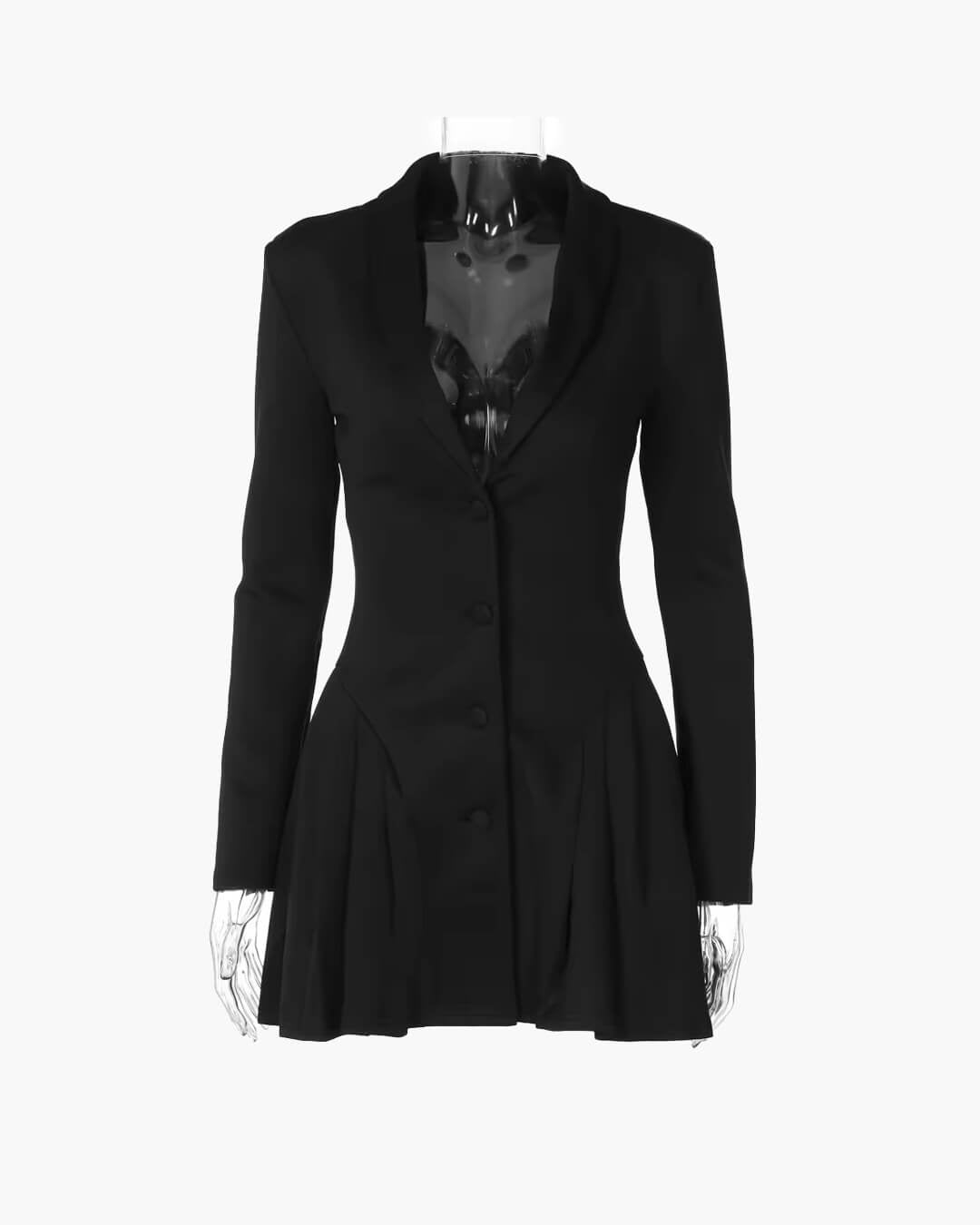 Rebecca Buttoned Blazer Mini Dress