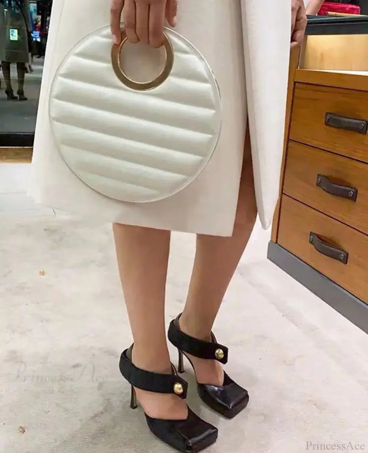 Square Mind Pumps Medieval High Heel