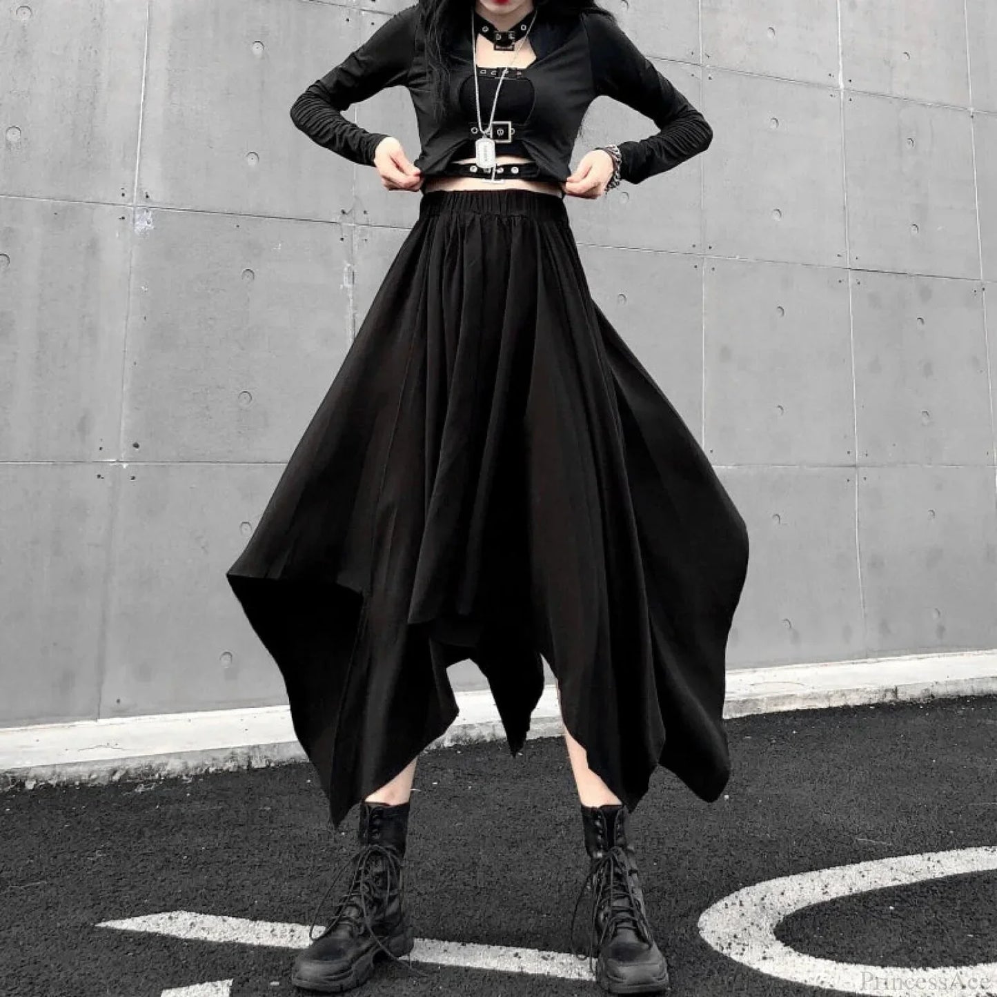 Unpredictable Elevated Waist Extended Skirt