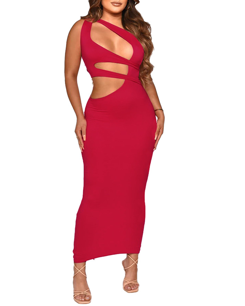 Off-Shoulder Irregular Dress